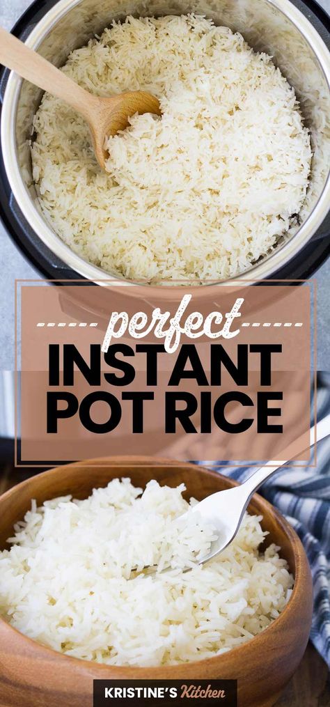 Instant Pot Brown Rice, Instant Pot Rice, Pressure Cooker Rice, White Rice Recipes, Parboiled Rice, Best Instant Pot Recipe, Easy Instant Pot Recipes, Instant Pot Dinner Recipes, How To Cook Rice