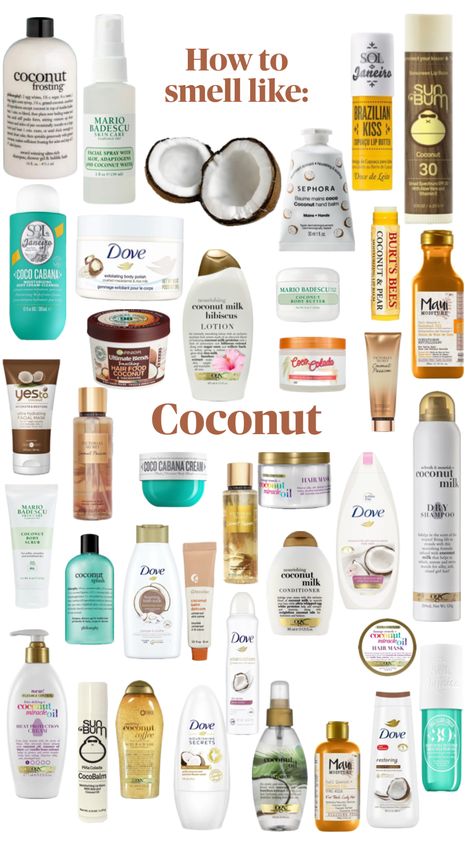 #coconut Smell Like Coconut, Profumo Victoria Secret, Coconut Perfume, Healthy Hair Routine, Body Hygiene, Basic Skin Care Routine, Shower Skin Care, Body Smells, Perfect Skin Care Routine