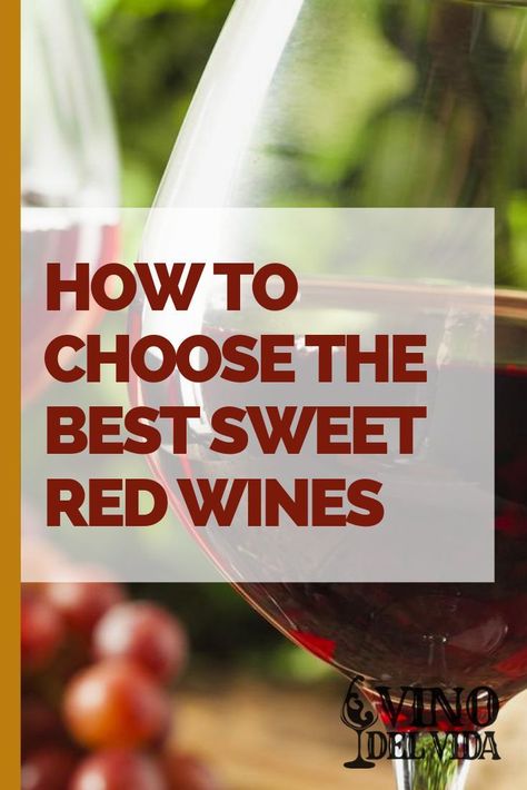 When it comes to a decent sweet red wine, there can be a lot of options to choose from, but if you choose wrong, you could end up hating sweet red wine forever! I hope that never happens to you, so here's my best tips on how to choose a sweet red wine that you'll really enjoy! #wine #vino #winelover #WineWednesday Best Sweet Red Wine, Semi Sweet Red Wine, Healthy Wine, Sweet Red Wine, Merlot Red Wine, Sweet Red Wines, Wine Variety, Wine 101, Best Red Wine