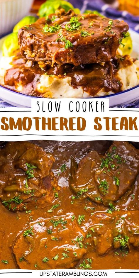 Slow Cooked Steak Crock Pots, Beef Swiss Steak Recipes Crock Pot, Steak Recipes Crockpot Slow Cooking, Steak In The Slow Cooker, Slow Cooker London Broil And Gravy, Slow Cooker Recipes Steak, Steaks Crockpot Recipes, All Day Crockpot Recipes Dinners, Recipes With Red Meat