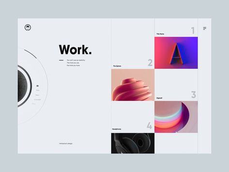 Radial Scroll Bar Interaction by Minh Pham ✪ Cv Website, Ui Portfolio, 블로그 디자인, Design Sites, Scroll Bar, Web Portfolio, Portfolio Website Design, Presentation Layout, Portfolio Site