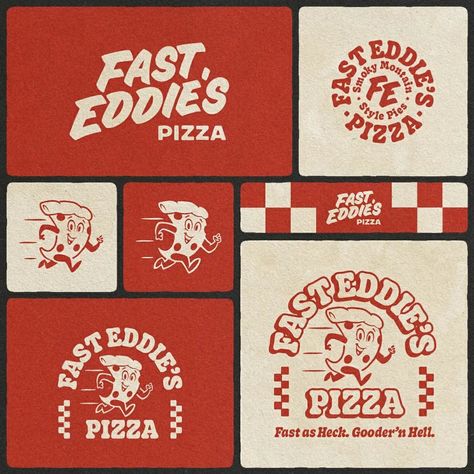 Retro Diner Branding, Pizza Voucher, Retro Pizza Logo, Blaze Pizza, Pizza Logo Design Graphics, Pizza Signs Restaurant, Pizza Shop Logo, Retro Pizzeria, Vintage Pizza Logo