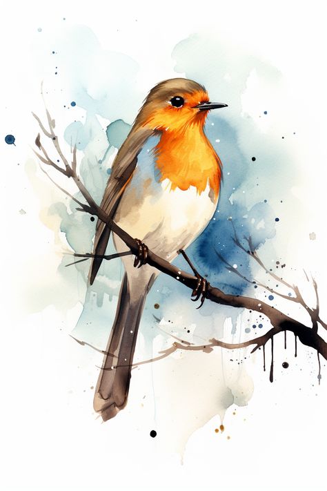 Discover the magic of animal artistry with our collection of 10 easy watercolor paintings, designed to bring joy to your walls. Perfect for beginners and seasoned artists alike, these captivating tutorials will guide you through creating majestic creatures with simple yet effective techniques. Bird Painting Watercolor Birds Paintings, Water Colour Birds Easy, Bird Watercolor Paintings Watercolour, Easy Watercolor Birds Painting Tutorials, Watercolour Birds Simple, Birds In Watercolor, Easy Watercolor Paintings, Watercolor Birds Tutorial, Watercolor Woodland Animals