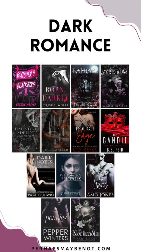 Dark Romance Book List, Dark Love Books, Dark Romance Book Checklist, Best Books On Wattpad, Book Recommendations Dark Romance, Book Recs Spicy, Dark Romance Books Recommendations, Dark Romance Checklist, Dark Stalker Romance Books