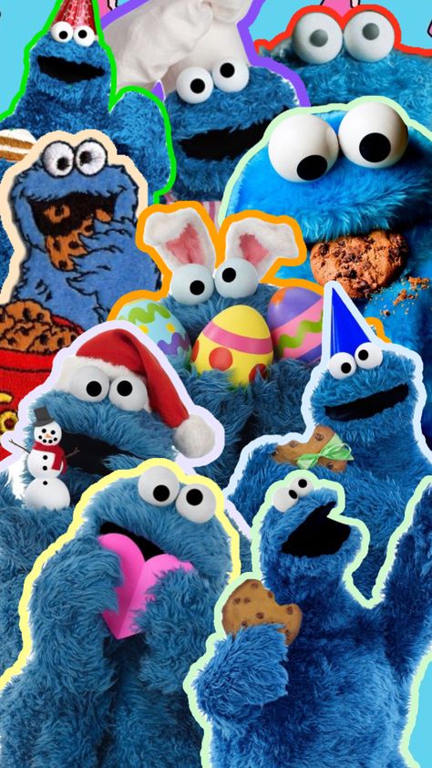 #mijneersteshuffle #myfirstshuffle Cookie Monster Funny, Cdg Wallpaper, Cookie Monster Wallpaper, Elmo Wallpaper, Iphone Wallpaper Texture, Album Artwork Cover Art, Elmo And Cookie Monster, Iphone Wallpaper Lights, Wallpaper Notebook