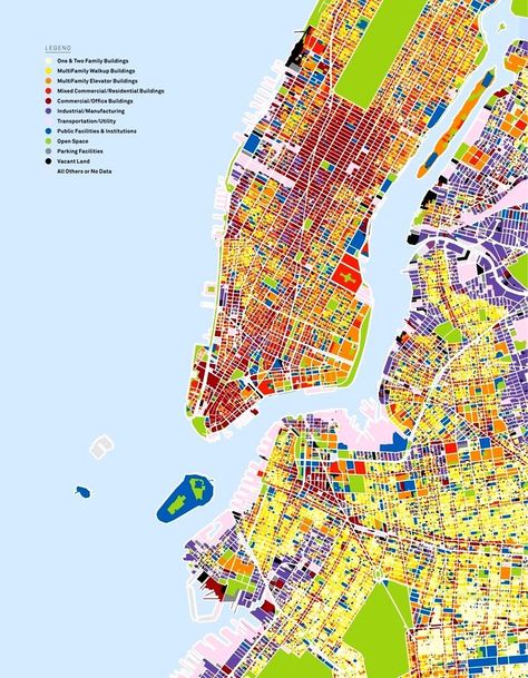 Land Use Map of part of New York City.  #landuse  #cityplanning  #NewYorkCityMaps: Land Use Map, Visual Analysis, Urban Mapping, Villa Architecture, Urban Ideas, Map Diagram, Architectural Representation, Urban Design Graphics, Urban Analysis