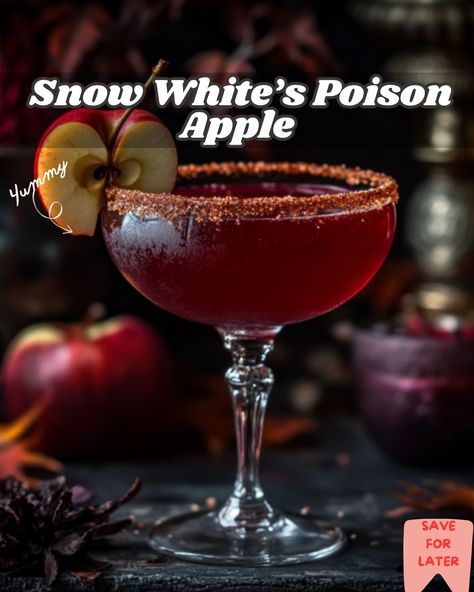 Vodka Apple Cider Fall Drinks, Apple Cocktail Recipes, Apple Cider Uses, Spell Ingredients, Snow White Poison Apple, Halloween Punch Recipes, Apple Cider Punch, White Russian Recipes, Apple Cider Cocktail