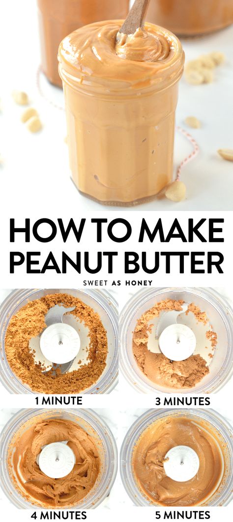 How to make peanut butter in 5 minutes with your food processor ? #PEANUTBUTTER #keto #healthy #howto Sugar Free Peanut Butter, Keto Healthy, Healthy Food Facts, Homemade Peanut Butter, Healthy Peanut Butter, Peanut Butter Recipes, Healthy Diet Recipes, Butter Recipe, Healthy Homemade