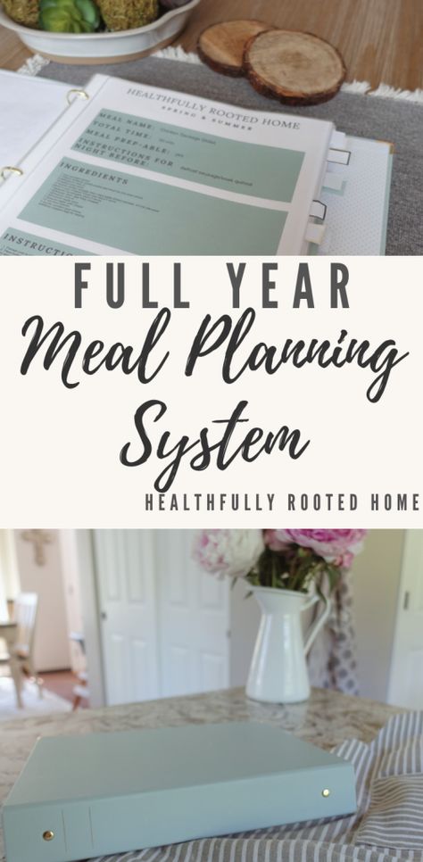 Meal Planning Binder, Aesthetic Planners, Meal Planning Calendar, Meal Planner Printable Free, Meal Planning Menus, Monthly Meal Planner, Aesthetic Planner, Planning System, Monthly Meal Planning