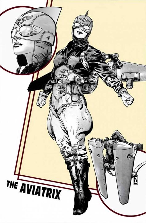 #Dieselpunk #SkyFi #Pulp #GoldenAge #Rocketeer #Rocketwoman #RocketPack #MarvelComics Dieselpunk Art, Mystery Men, Diesel Punk, Dark Phoenix, Superhero Design, Ex Machina, Retro Futurism, Dieselpunk, Comic Character