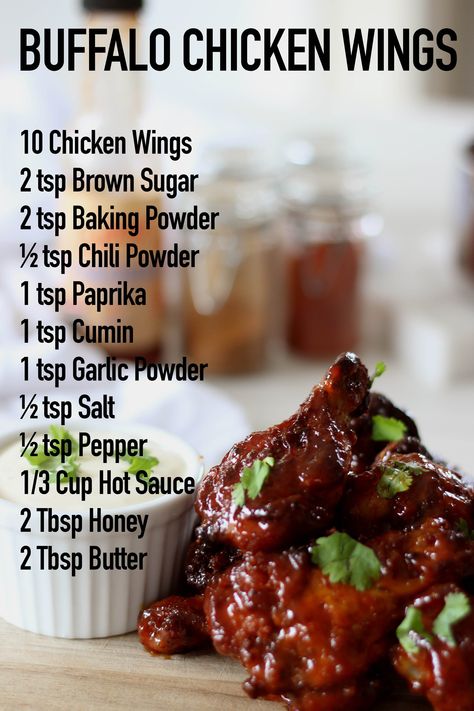 These sweet and sticky buffalo chicken wings are the perfect snack, appetizer or meal. Sticky and sweet but they also carry quite a kick. Serve with a ranch dipping sauce to cool them down. Sticky Buffalo Wings, Bbq Buffalo Wings, Chicken Wing Easy Recipes, Sticky Chicken Wing Recipes, Sweet Mild Wing Sauce Recipes, Ranch Food Recipes, How To Make Sticky Wings, Wing Sauce Recipes Buffalo, Food To Make Recipes