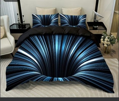 Queen Size Comforter, Black Duvet Cover, Floating Bed, 3d Abstract, Unique Beds, Bed Sets, Space Theme, Quilt Cover Sets, Kids Bedding