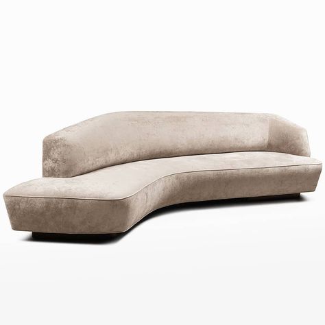 The Korduda Sofa echoes the architectural approach to design that Vladimir Kagan adopted in the 1960s.  Appropriately named for Vladimir’s… Outdoor Shelves, Carpenters Workshop, Vladimir Kagan, Vitra Design Museum, Vitra Design, Holly Hunt, Azzedine Alaia, David Hockney, Curved Sofa