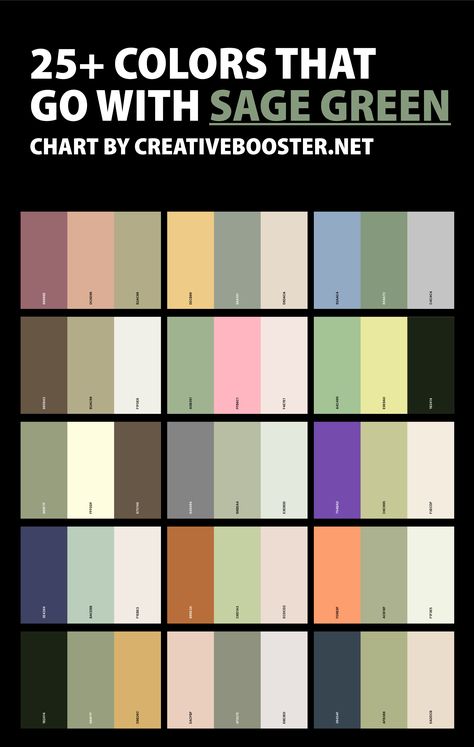 Color Palette Sage Green Colour Schemes, Sage Green Contrast Colors, Khaki Green Color Palette, Sage Green And Peach Color Palette, Sage Green Pants Outfits Color Combos, Sage Pallet Colour Schemes, Sage Pallet, Colours That Go With Sage Green, Sage Green Palette Color Combinations