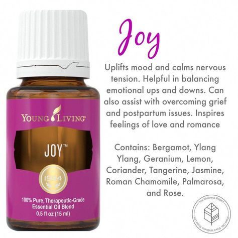 Joy Essential Oil Young Living, Young Living Joy, Joy Essential Oil, Helichrysum Essential Oil, Essential Oils 101, Young Living Essential Oils Recipes, Yl Oils, Yl Essential Oils, Cedarwood Oil