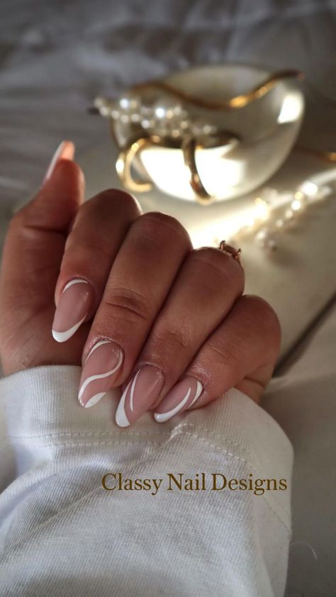 Nails File, Bridesmaids Nails, Formal Nails, Classy Nail Designs, French Tip Acrylic Nails, Almond Nails Designs, Cute Gel Nails, Bride Nails, Homecoming Nails