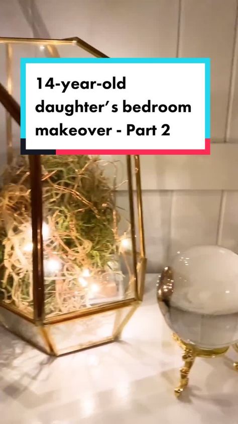 Part 2 of my 14-year-old daughter’s bedroom makeover! #shelfie #bookshelf #teenroomdecor #learnontik Room Ideas For Small Rooms, Natural Bedroom, Teen Room Decor, Teen Room, Cool Diy Projects, Room Decor Bedroom, Bedroom Makeover, Girl Room, Girls Bedroom