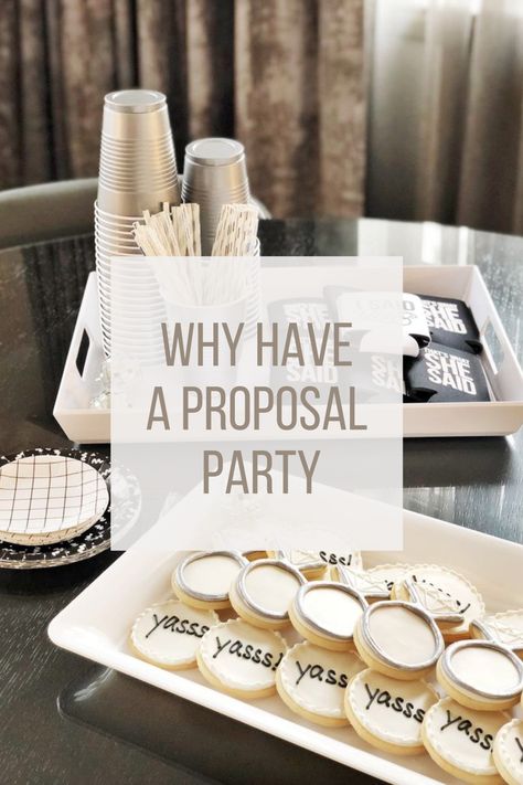 After the proposal comes the party!💥 Read our blog on why you need to have a proposal party #proposalparty #engaged #engagement #miamiproposal He Popped The Question Engagement, Proposal Celebration Ideas, Proposal Party Ideas Surprise, Post Proposal Party Ideas, She Said Yes Party Ideas, After Proposal Party, Proposal After Party Ideas, Proposal Party Ideas Decorations, Proposal After Party