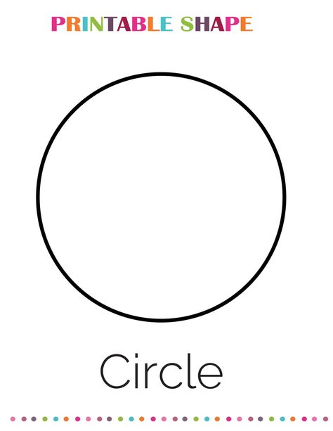 Circle Crafts Preschool, Shapes Preschool Printables, Shapes Coloring Pages, Circumference Of A Circle, Shapes For Toddlers, Letters Worksheets, Shapes Lessons, Area Of A Circle, Phonics Worksheets Free