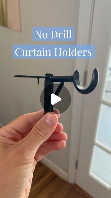 Mik Zenon on Instagram: "2 innovative no-drill rod holders 🪟 Comment ROD to see more info on these no-drill curtain rod holders or find them under ✨Home Finds✨ on my website.  . . #window #windowtreatments #windowtreatment #blinds #curtains #curtain #amazonfinds #amazonmusthaves #amazonusa #usa #usa🇺🇸 #amazon #windows" Curtains Holder Diy, Curtain Rods Ideas, Curtain Rod Ideas, Windows Blinds, Diy Curtain Rods, Window Rods, Helpful Hacks, Antique Lamp Shades, Curtain Rod Holders