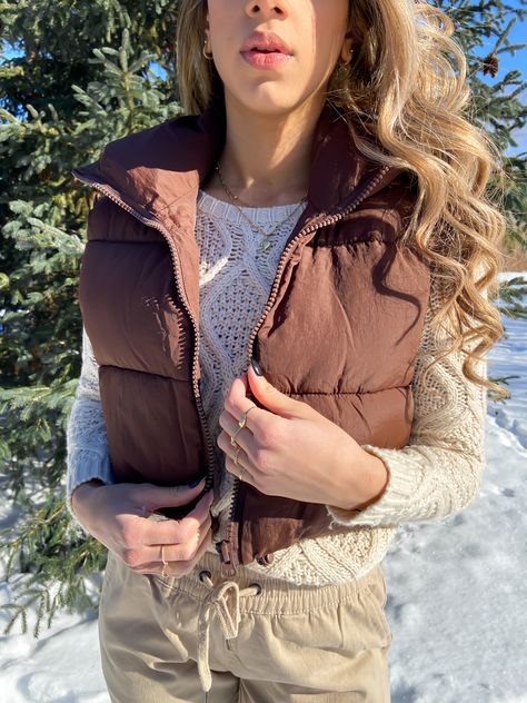 Puffy vest outfit