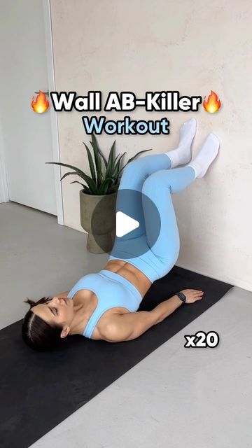 @lessie.fitness on Instagram: "You asked, and we listened! Try these 4 beginner-friendly wall exercises to tone and strengthen your core and make your abs show up by using nothing but a wall, a mat, and 15 minutes of your time a day 🤸‍♀️" Wall Exercises For Core, Everyday Core Workout, Easy Beginner Core Workout, Pilates Ab Workout Core Exercises, Calisthenics Core Workout, Wall Workout, Killer Workouts, Fitness Studio, Calisthenics