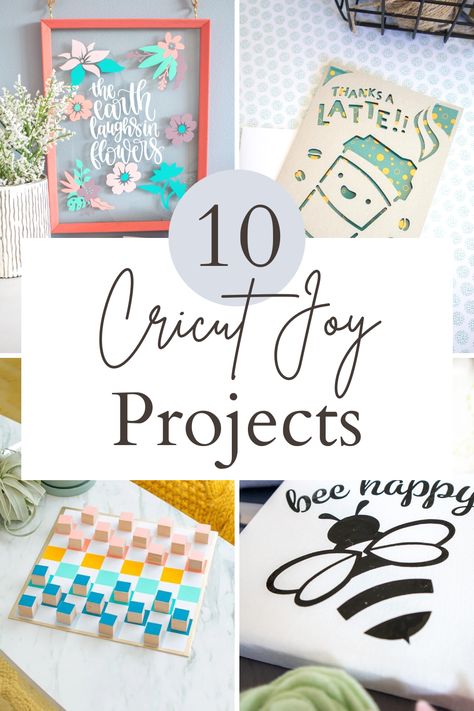 Cricut Joy Projects Cricut Joy Wall Art, Cricut Projects Signs Diy Wood, Cricut Joy Project Ideas To Sell, Cricut Joy Ideas For Beginners, Circuit Joy Ideas, Cricket Joy Ideas, Diy Cricut Joy Projects, Crocus Joy Projects, Circut Joy Projects For Beginners