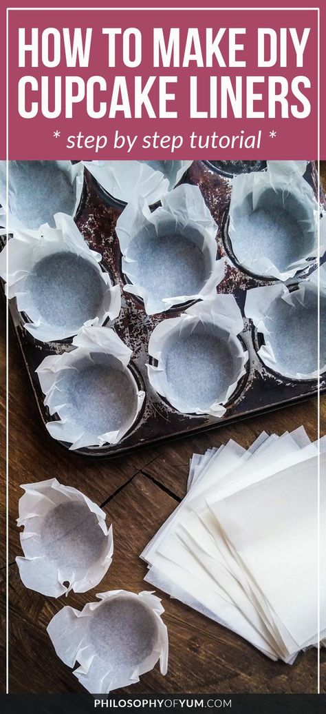 baking tips | baking tips and tricks | diy cupcake cases | diy cupcake liners | diy muffin liners Baking Paper Muffin Cases, Packaging Muffins For Bake Sale, Cupcake To Go Container Diy, Cupcake Papers Liners, Muffin Packaging Ideas, Diy Muffin Liners, Diy Cupcake Liners, Diy Muffins, Cupcake Liners Diy