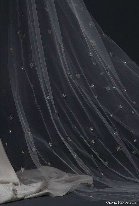 Stars On Clothes, Ethereal Wedding Veil, Jewel Veil, Wedding Headpiece And Veil, Ethereal Veil, Celestial Veil, Statement Veil, Veil Sparkle, Unique Wedding Veils