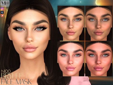 Realistic face in 6 skin color variations - HQ Compatible. Sims4cc Mods, Middle Age Face, Sims 4 Realistic, Cc Skin, Realistic Face, Skin Details, Sims 4 Cc Skin, Tumblr Sims 4, Best Mods