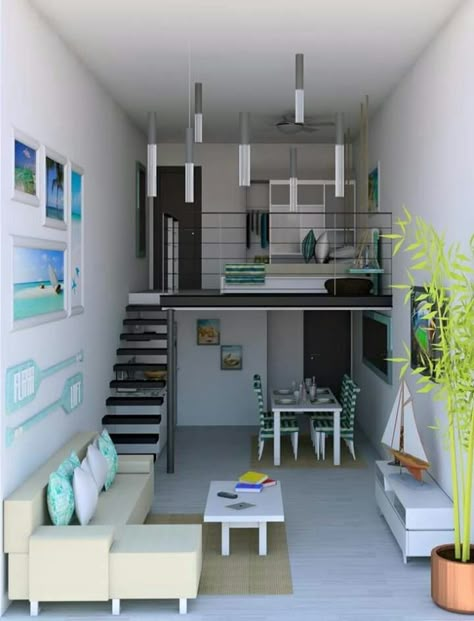 40+ Extraordinary Tiny House Interior Ideas #tinyhouse #houseinterior #interiorideas Design Case Mici, Lay Outs, Tiny House Interior Design, Loft Interiors, Apartment Layout, Modern Tiny House, Loft House, Tiny House Interior, Loft Design