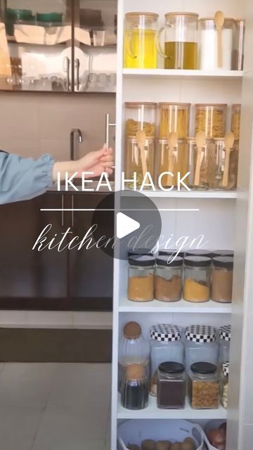 Kallax Kitchen, Ikea Pantry Organization, Ikea Kitchen Accessories, Ikea Kitchen Organization, Ikea Kitchen Storage, Ikea Billy Hack, Ikea Hack Storage, Ikea Pantry, Spice Collection