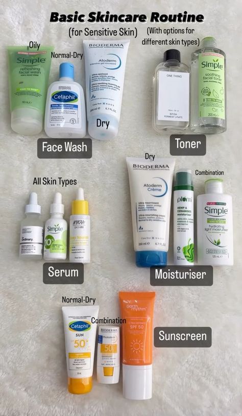 Basic Skincare Routine, Skin Care Routine For Teens, Beginner Skin Care Routine, Basic Skincare, Skin Care Basics, Face Skin Care Routine, Skin Advice, Skin Care Routine Order, Face Care Routine