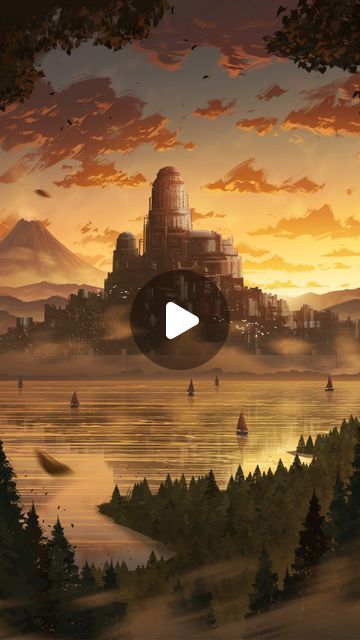 Philip Sue on Instagram: "Journey with me as I explore the city of Tar Valon and the surrounding landscape! ✨ Official artwork created for Prime Video and The Wheel Of Time Season 2.

The Wheel Of Time S2 out now exclusively on Prime Video 

@primevideoaunz @primevideo @thewheeloftime #thewheeloftime #ad #illustration #digitalart #animation" Digital Art, Tar Valon, The Wheel Of Time, Wheel Of Time, Ad Illustration, Prime Video, Season 2, The City, Wheel