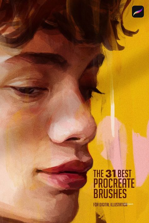 The Best Procreate Brushes for Digital Illustration Portrait Brushes Procreate, Procreate Sketches, Sketching Procreate, Procreate Brushes Download, Portrait Procreate, Procreate Portrait, Procreate Ipad Tutorials, Best Procreate Brushes, Photoshop Brushes Free