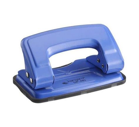 Small 2-hole punch in metal construction. Punches up to 12 sheets of 75~80 GSM paper. All metal construction. Removable waste paper collection tray to avoid spillage. Indicator for the paper center position. Stapler Pin, Staple Removers, A4 Size Paper, Desk Essentials, Hole Puncher, Paper Punch, Waste Paper, Book Stationery, Paper Paper