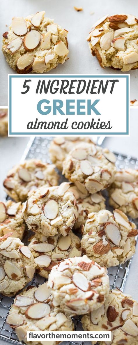 Mediterranean Cookie Recipes, Almond Egg White Cookies, Toasted Almond Cookies, Recipes With Almond Flour Desserts, Keto Almond Cookies Recipes, Almond Slivers Recipes, Almond Flour Passover Desserts, Recipes That Use Almond Flour, Gluten Free Almond Paste Cookies