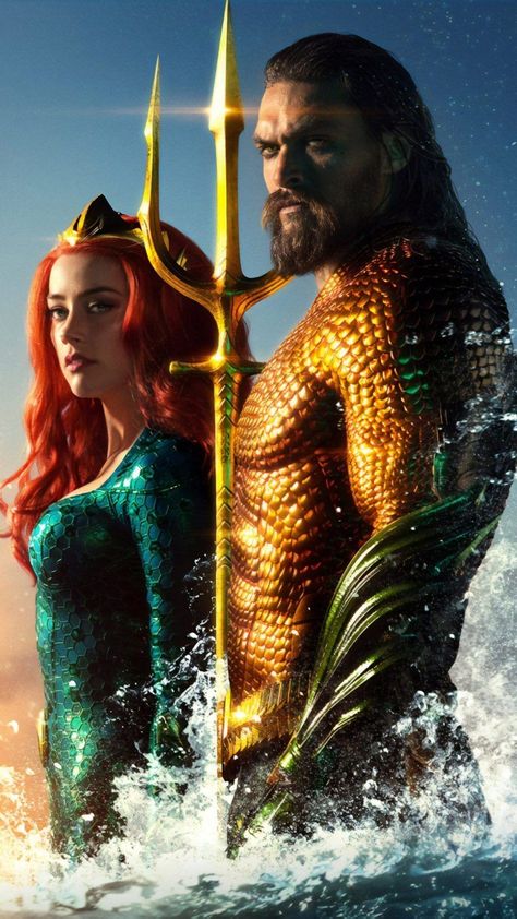 They were perfect together! Harmonie Mario, Aquaman Film, Aquaman Dc Comics, Aquaman 2018, Jason Momoa Aquaman, Image Film, Dc Movies, Dc Characters, Jason Momoa