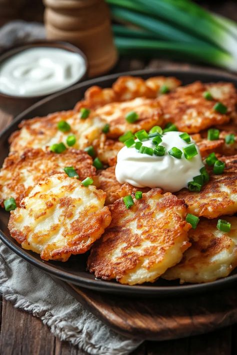 Enjoy the authentic flavors of Ireland with Traditional Irish Boxty. These potato pancakes are crispy on the outside, soft on the inside, and perfect for breakfast or as a savory side dish. #IrishBoxty #TraditionalRecipes #PotatoPancakes Irish Boxty Recipe, Traditional Irish Breakfast Recipes, Boxty Recipe Irish, Irish Boxty, Irish Appetizers, Celtic Food, Irish Potato Pancakes, Cheese Sausage Balls, Cream Cheese Sausage