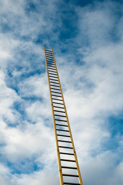 The sky is the limit with your ladder to success!  repinned by http://Transforming-My-Life.com Climbing Aesthetic, Ladder To Heaven, Collage Video, Art Niche, Wattpad Background, Contemporary Art Photography, Ladder Of Success, Food Art Photography, Up To The Sky