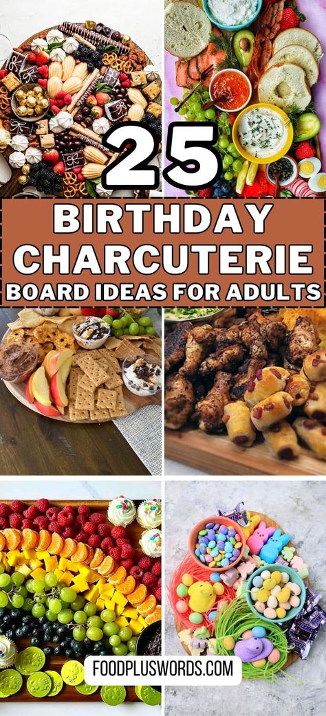 Create unforgettable birthday celebrations with these delightful charcuterie board ideas. From playful kids' platters to elegant adult soirées, our assortment of simple and fun charcuterie boards will elevate your birthday parties. Explore an array of themed snack boards, charming cheese platters, and tantalizing charcuterie recipes to surprise your guests and make every milestone unforgettable. Charcuterie Birthday Board Ideas, Silly Charcuterie Board Ideas, End Of Summer Charcuterie Board, Birthday Dessert Board Ideas, Fruit Charcuterie Board Birthday, Fruit Dessert Charcuterie Board, Unique Food Board Ideas, Birthday Food Board Ideas, Charcuterie Theme Party