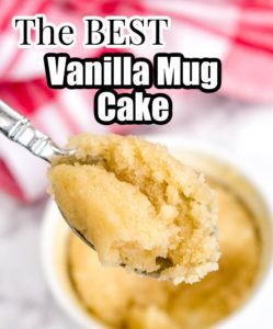 Vanilla Mug Cake Recipe Microwave, Easy Vanilla Mug Cake, Simple Mug Cake, Easy Mug Cake Recipe, Vanilla Mug Cake Recipe, Mug Cookie Recipes, Dorm Recipes, Mug Dessert, Microwave Desserts