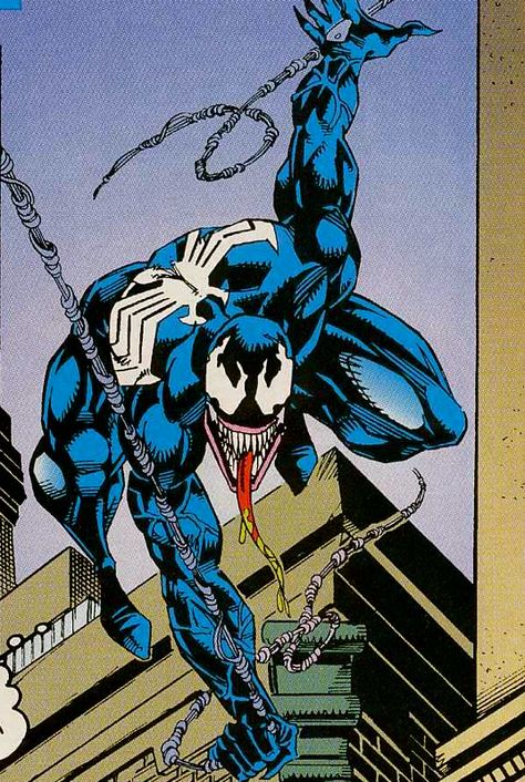 Venom - Tom Lyle (Pencils) Hanna Rubinstein (Inks) Ed Lazellari (Colors) Spiderman Comic Art, Batman Wall, Venom Art, Venom Comics, Comic Villains, Anniversary Art, Marvel Venom, Spiderman Artwork, Marvel Artwork