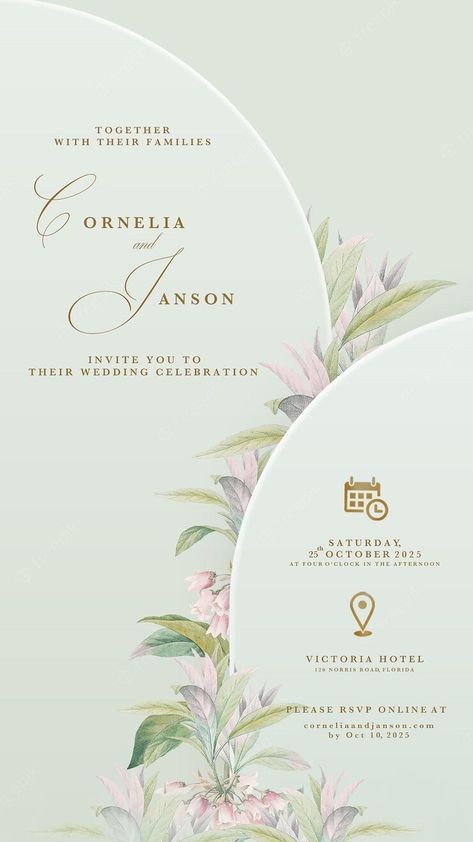 Premium Invitation Card Design, Wedding Card Design Modern Ideas, Online Invitation Card Wedding, Elegant Wedding Cards, Engagement Invitation Design, Digital Invitation Design, Wedding Cards Design, Wedding Card Ideas, Elegant Wedding Design