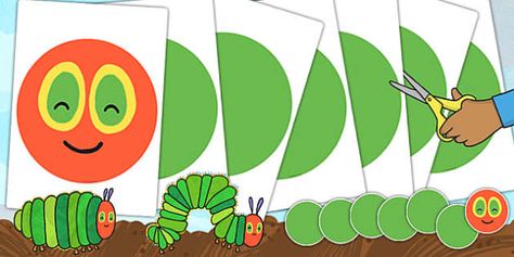 Large A2 Circular Body Cut Outs to Support Teaching on The Very Hungry Caterpillar Food, Festival Planning, Math Apps, Self Help Skills, Social Emotional Development, Language Art, Free Teaching Resources, The Very Hungry Caterpillar, Very Hungry Caterpillar