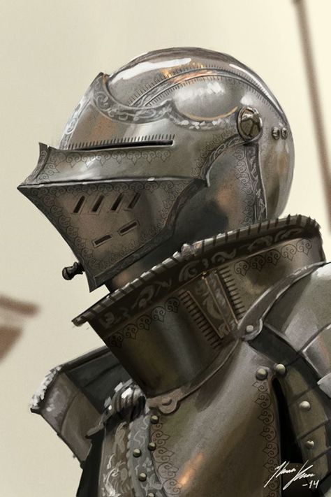 Medieval Plate Armor, Medieval Armour Reference, Knight Pauldron, Suits Of Armor, Suit Of Armour, Plate Armor, Armor Drawing, Medieval Helmets, Armor Clothing