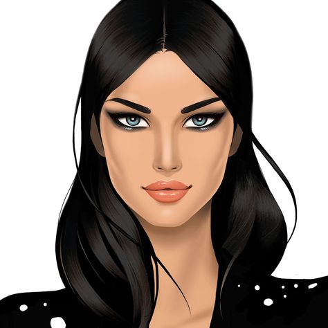 Beauty - Jason Brooks Fashion Illustration Sketches Face, Digital Art Programs, Transférer Des Photos, Jason Brooks, Fashion Illustration Face, Fashion Model Sketch, Digital Portrait Illustration, Face Illustration, Lifestyle Illustration