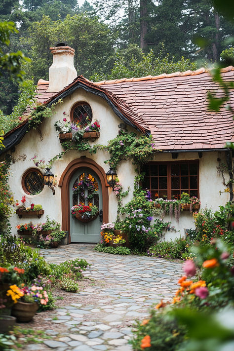 Discover 25+ enchanting home decor ideas to infuse your space with witchy vibes. From mystical tapestries to magical altar setups, awaken your inner witch and transform your home into a spellbinding sanctuary. 🌟🔮 #WitchyHomeDecor #MagicalSpaces #InnerWitch #EnchantingDecor Magic Garden Aesthetic, Witch Cottage Interior, Cottagecore Homes, Whimsical Architecture, Tiny Glade, Witchy Cottage, Witches Cottage, Fairytale Houses, Witchy Garden