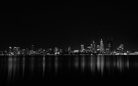 #city #night #dark #skyline #architecture #river #4K #wallpaper #hdwallpaper #desktop City Skyline Wallpaper, Computer Wallpaper Hd, Hd Dark Wallpapers, Dark Blue Wallpaper, Background 4k, Black And White City, City Background, View Wallpaper, Black Background Wallpaper