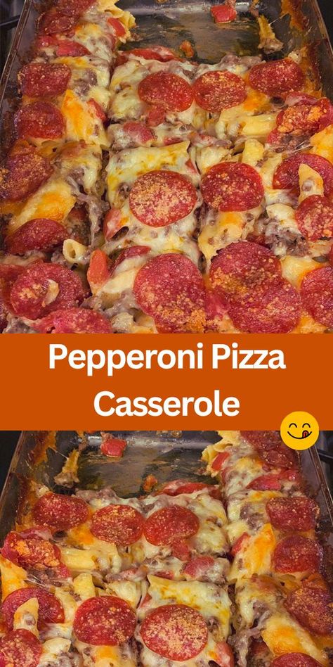 Pepperoni Pizza Chili, Ground Beef And Pepperoni Recipes, Pepperoni Pizza Casserole Recipe, Pizza Calzones, Chili Pizza, Pepperoni Pizza Casserole, Pizza Casserole Recipe, Pepperoni Recipes, Beef Pizza